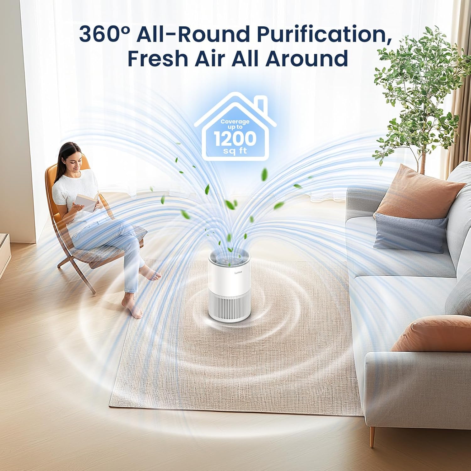 LuninoHome.com - より健康に暮らし、より楽に呼吸する。